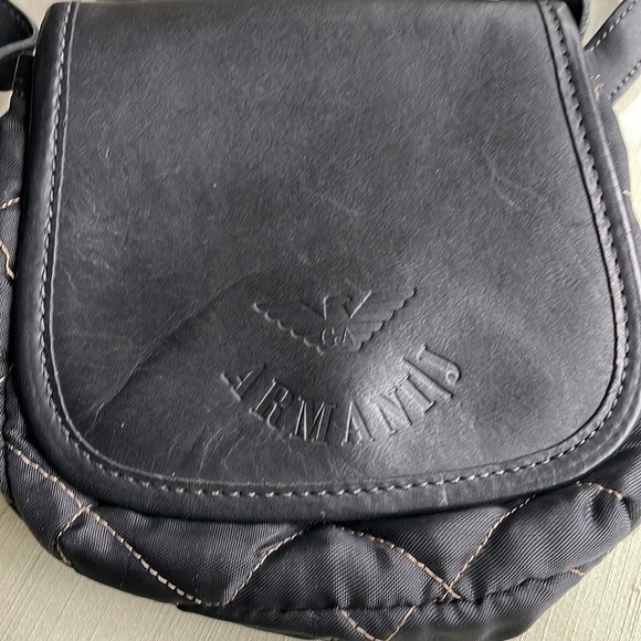 Cute Armani exchange quilted & leather crossbody bag - Picture 2 of 5